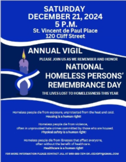 December 16 Homeless flyer